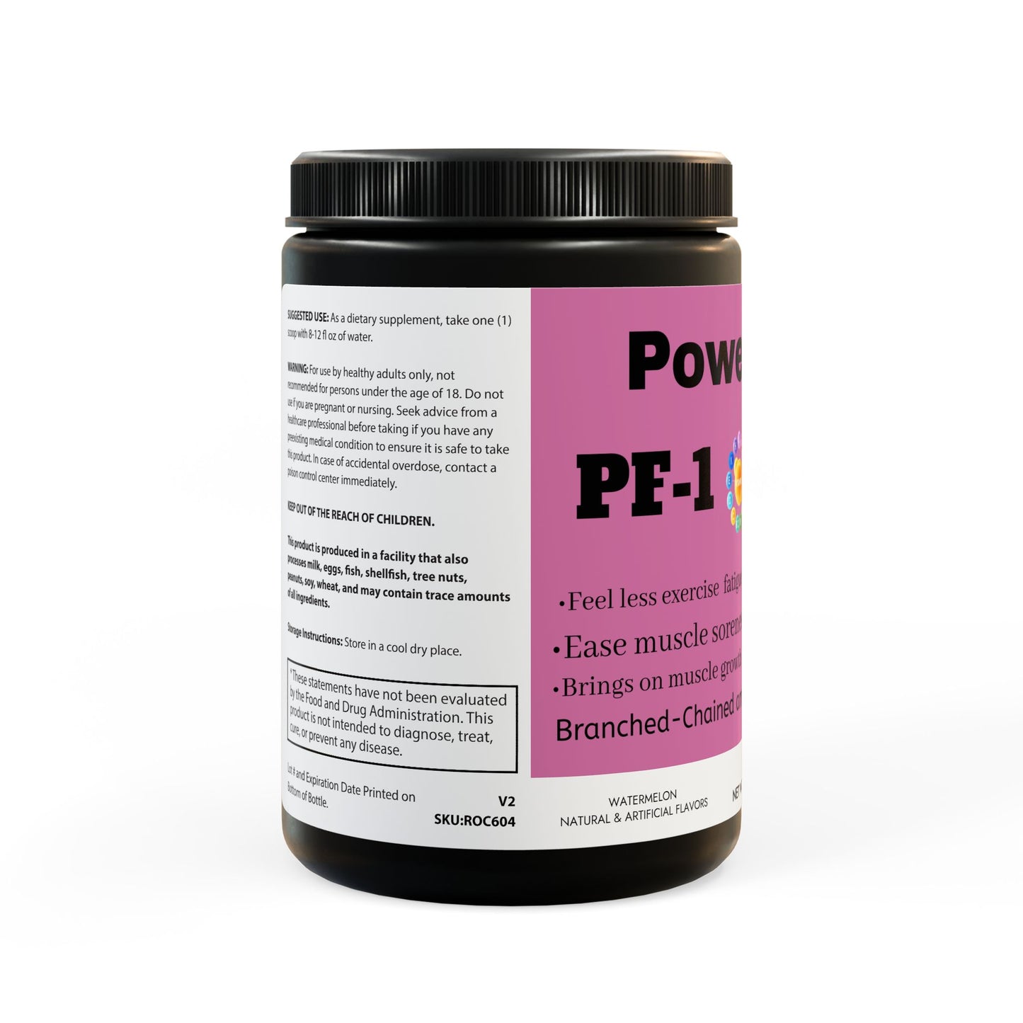 Power Flex BCAA Supplement, Watermelon