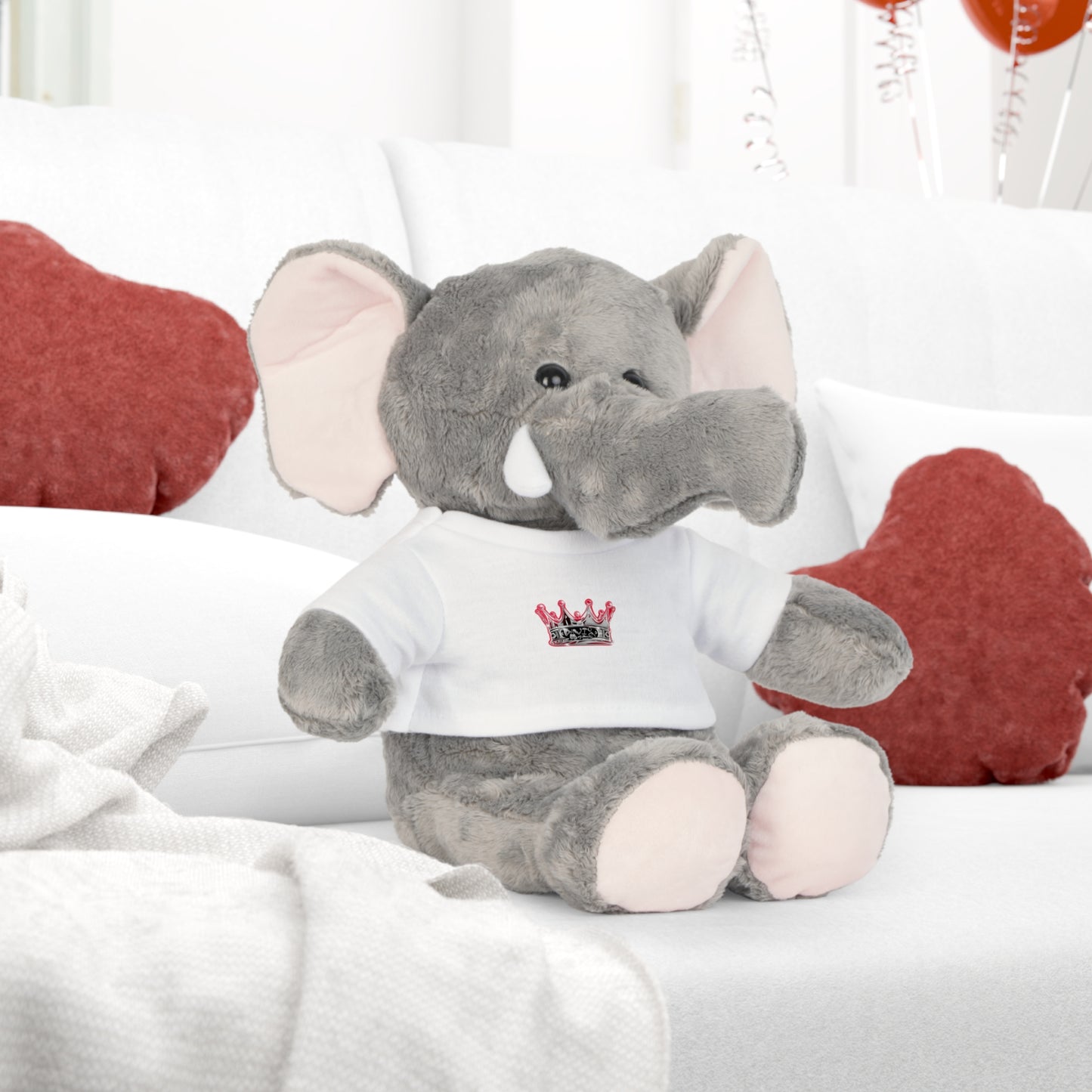 Plush Toy with Crown T-Shirt