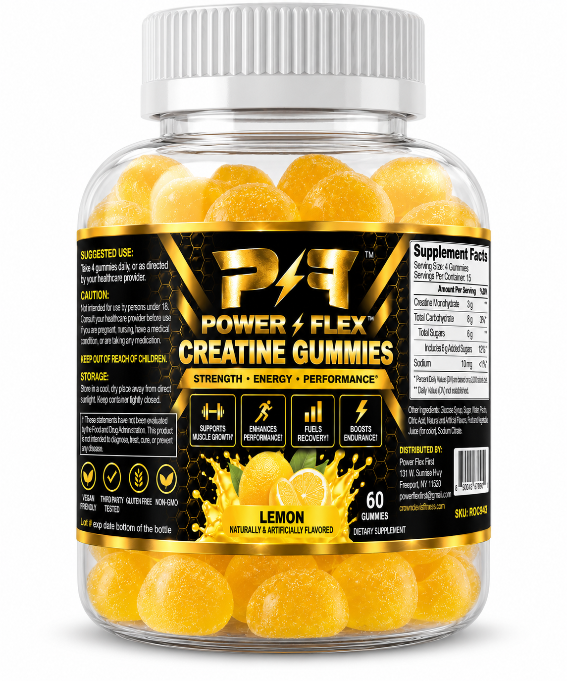 Creatine Lemon Gummies