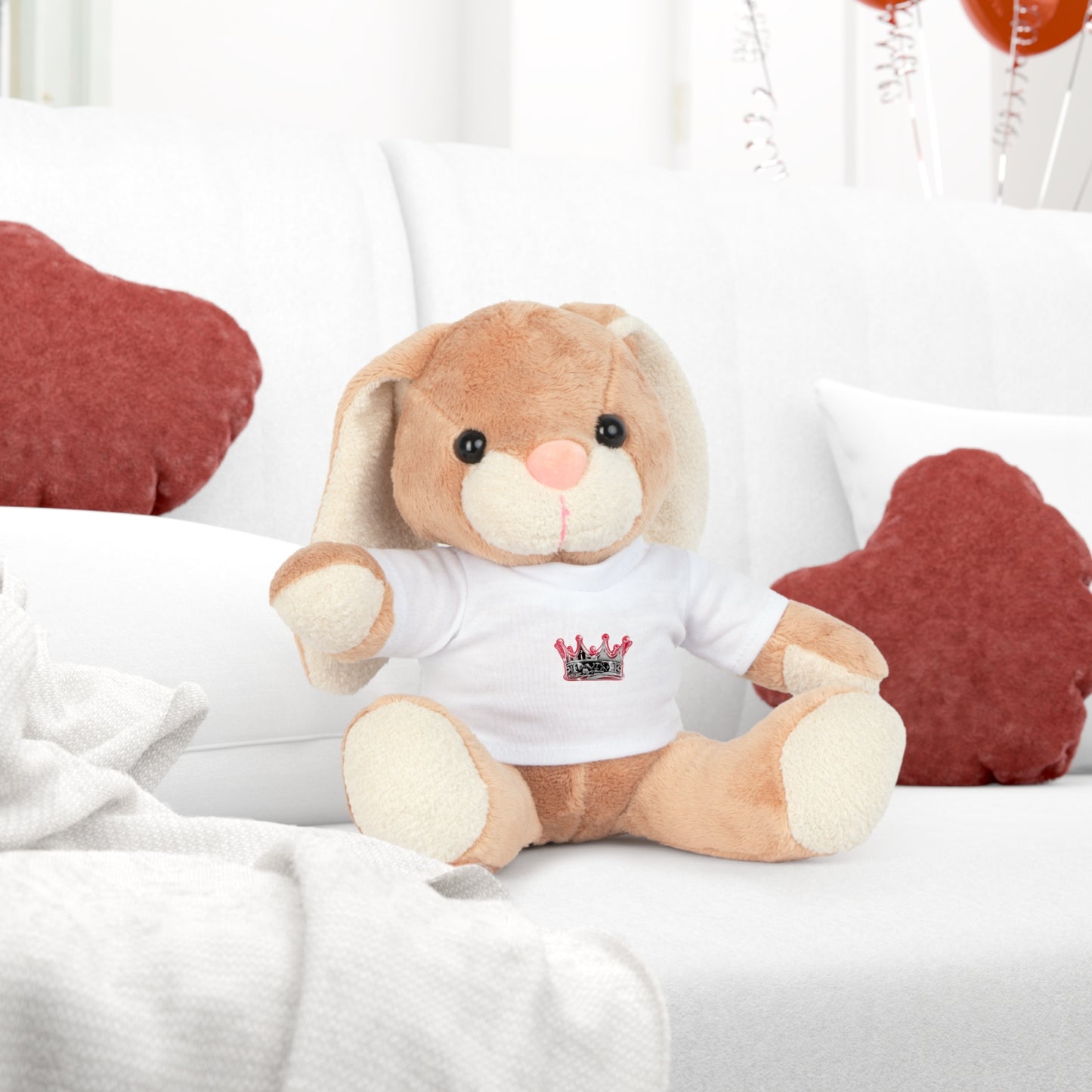 Plush Toy with Crown T-Shirt