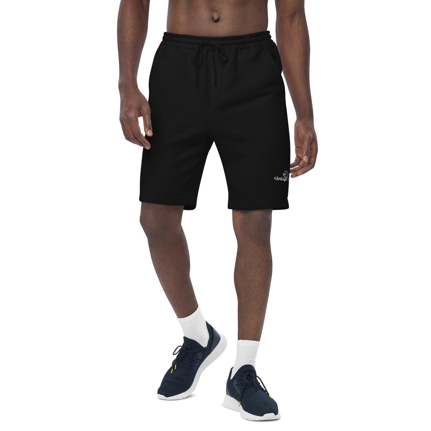 Men's VL embroidered logo fleece shorts