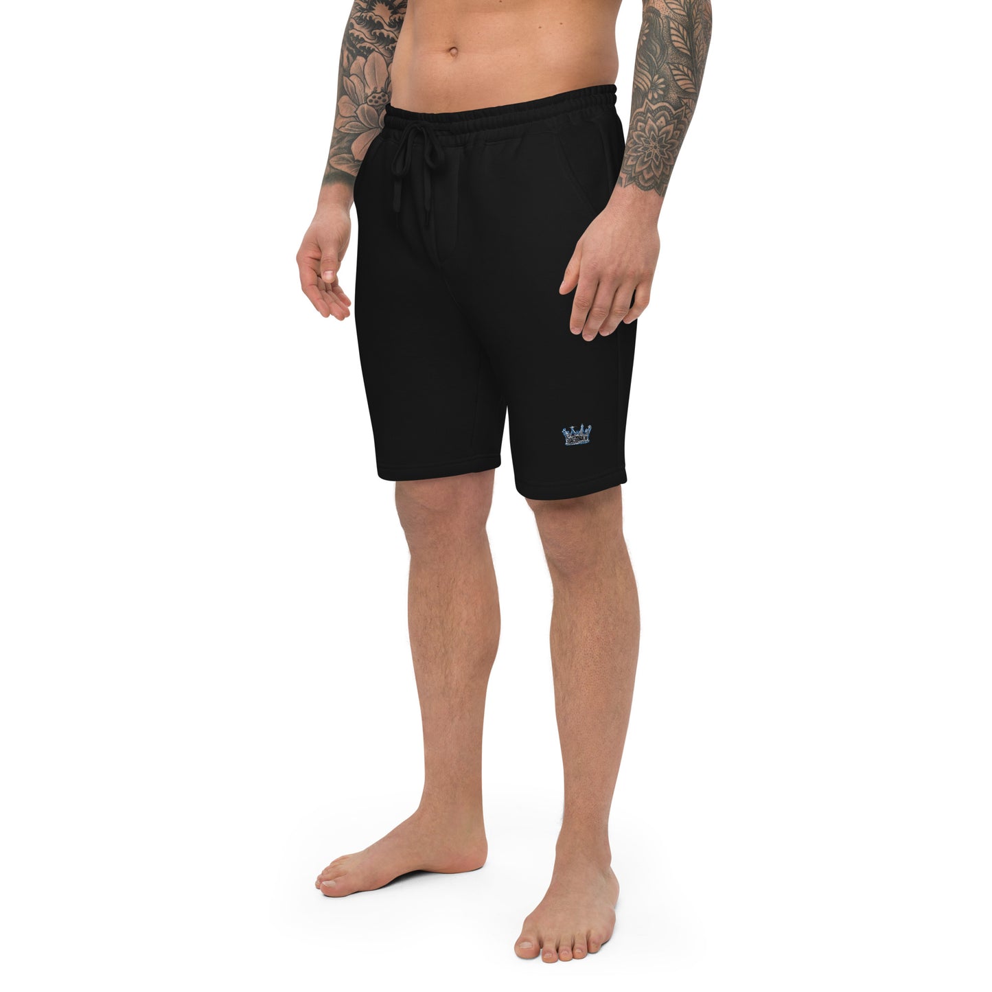 Men's Crown fitness embroidered logo shorts