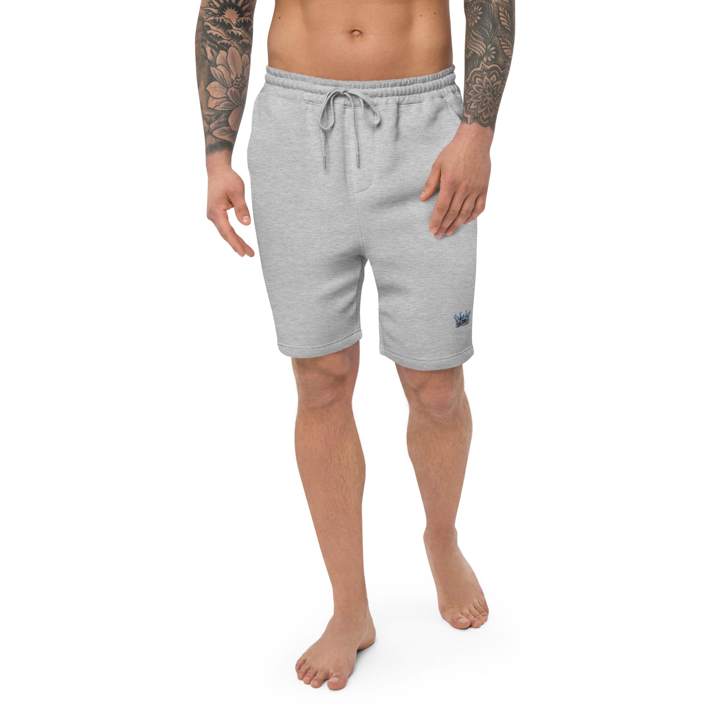 Men's Crown fitness embroidered logo shorts