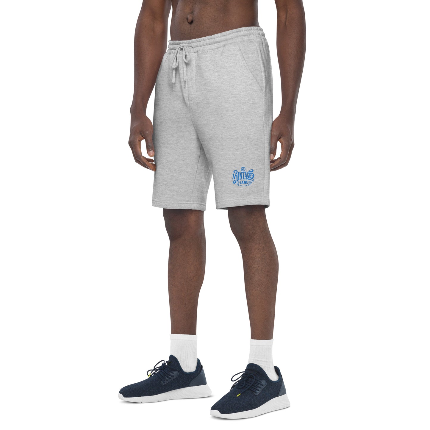 Men's Vintage Lane embroidered fleece shorts