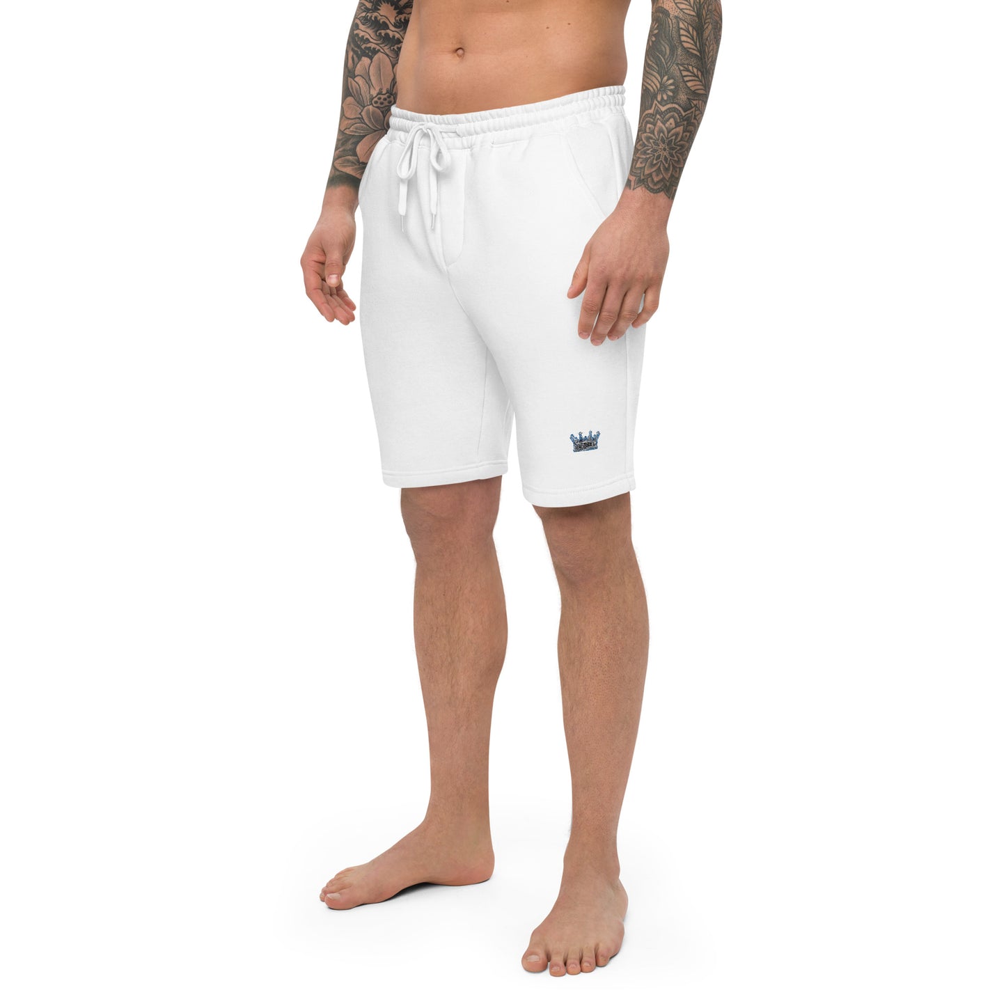 Men's Crown fitness embroidered logo shorts