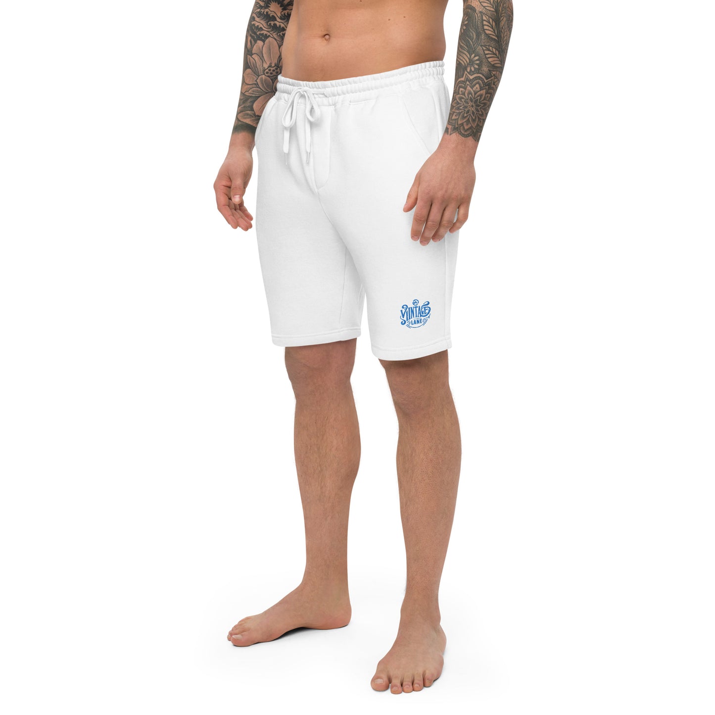 Men's Vintage Lane embroidered fleece shorts