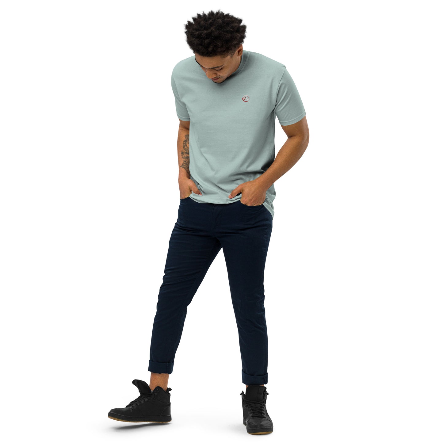 Men’s heavyweight Vintage Lane embroidered tee
