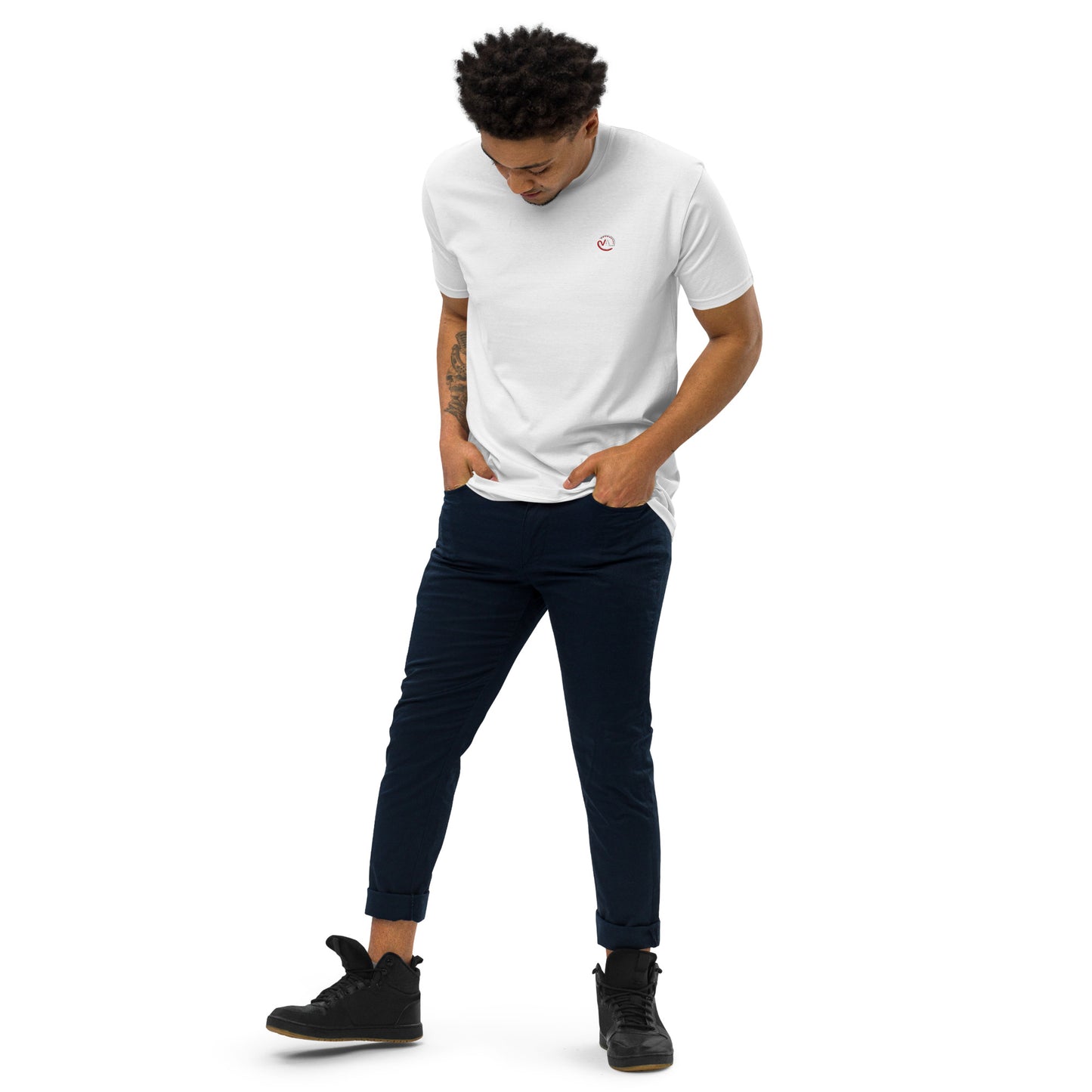 Men’s heavyweight Vintage Lane embroidered tee