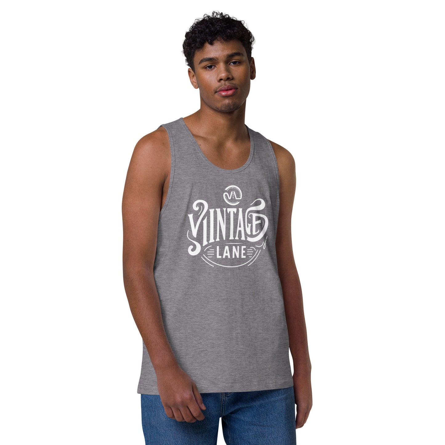Men’s premium Vintage Lane tank top