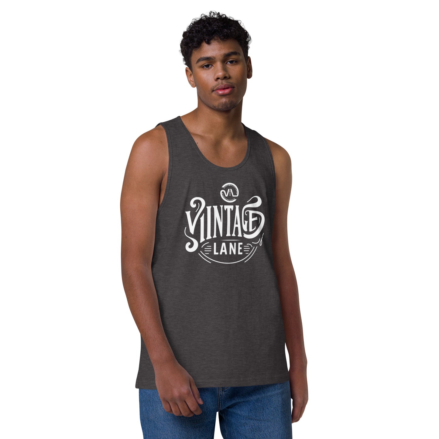 Men’s premium Vintage Lane tank top