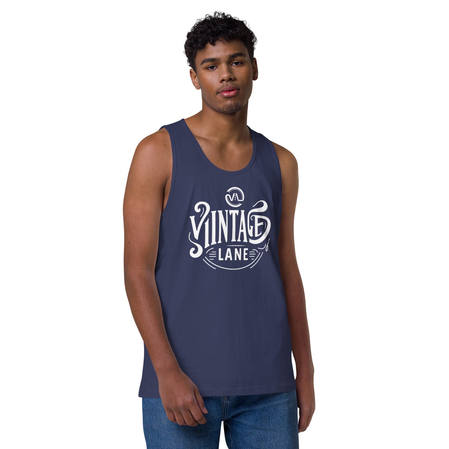 Men’s premium Vintage Lane tank top