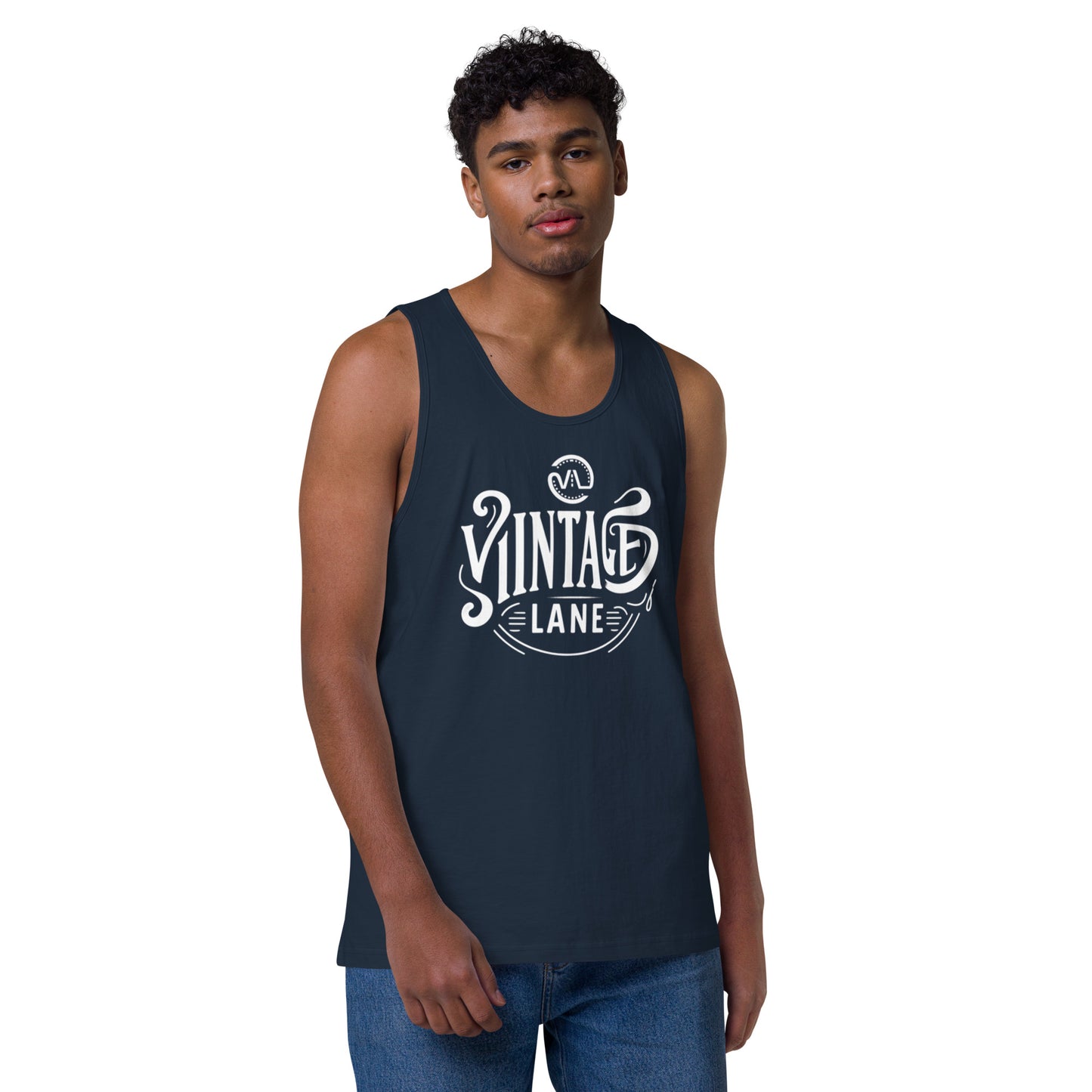 Men’s premium Vintage Lane tank top