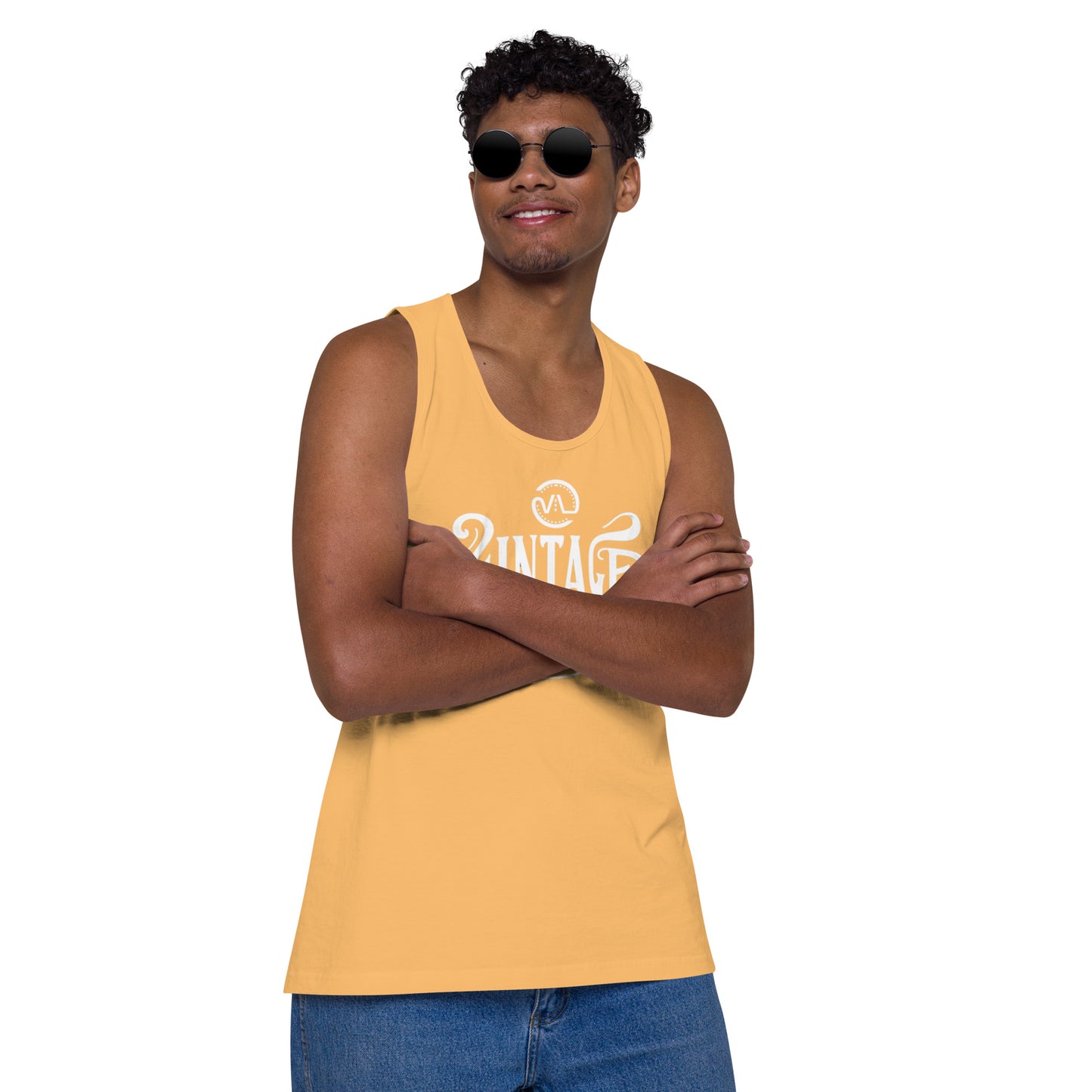 Men’s premium Vintage Lane tank top