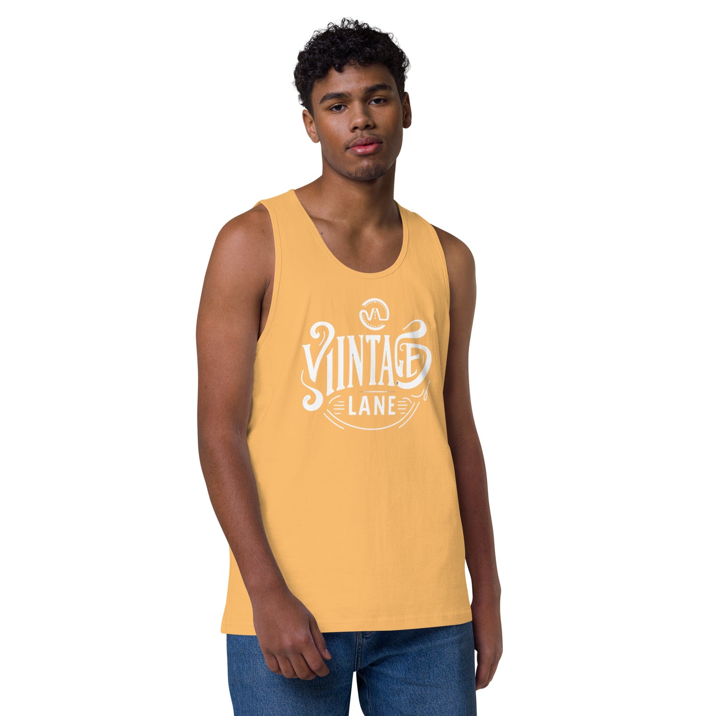 Men’s premium Vintage Lane tank top