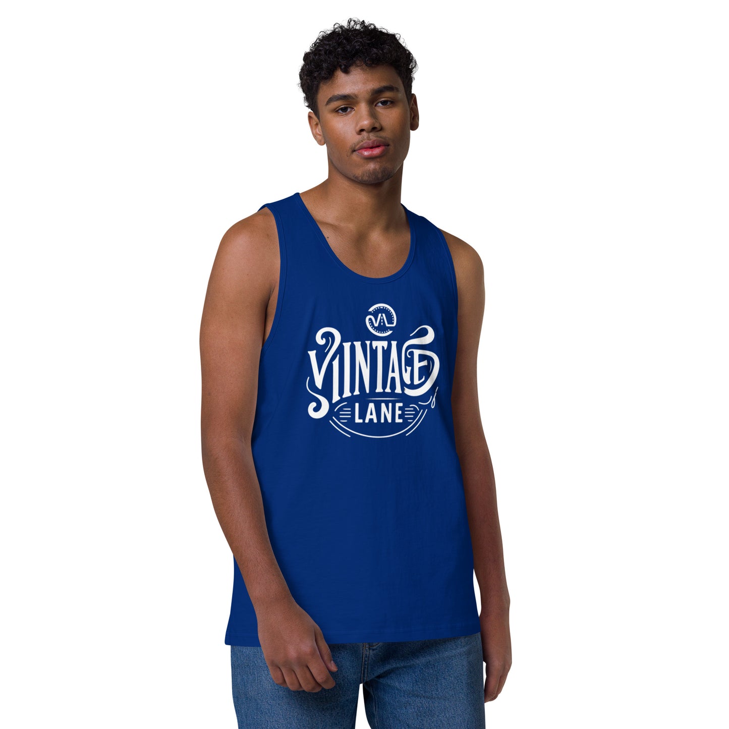 Men’s premium Vintage Lane tank top
