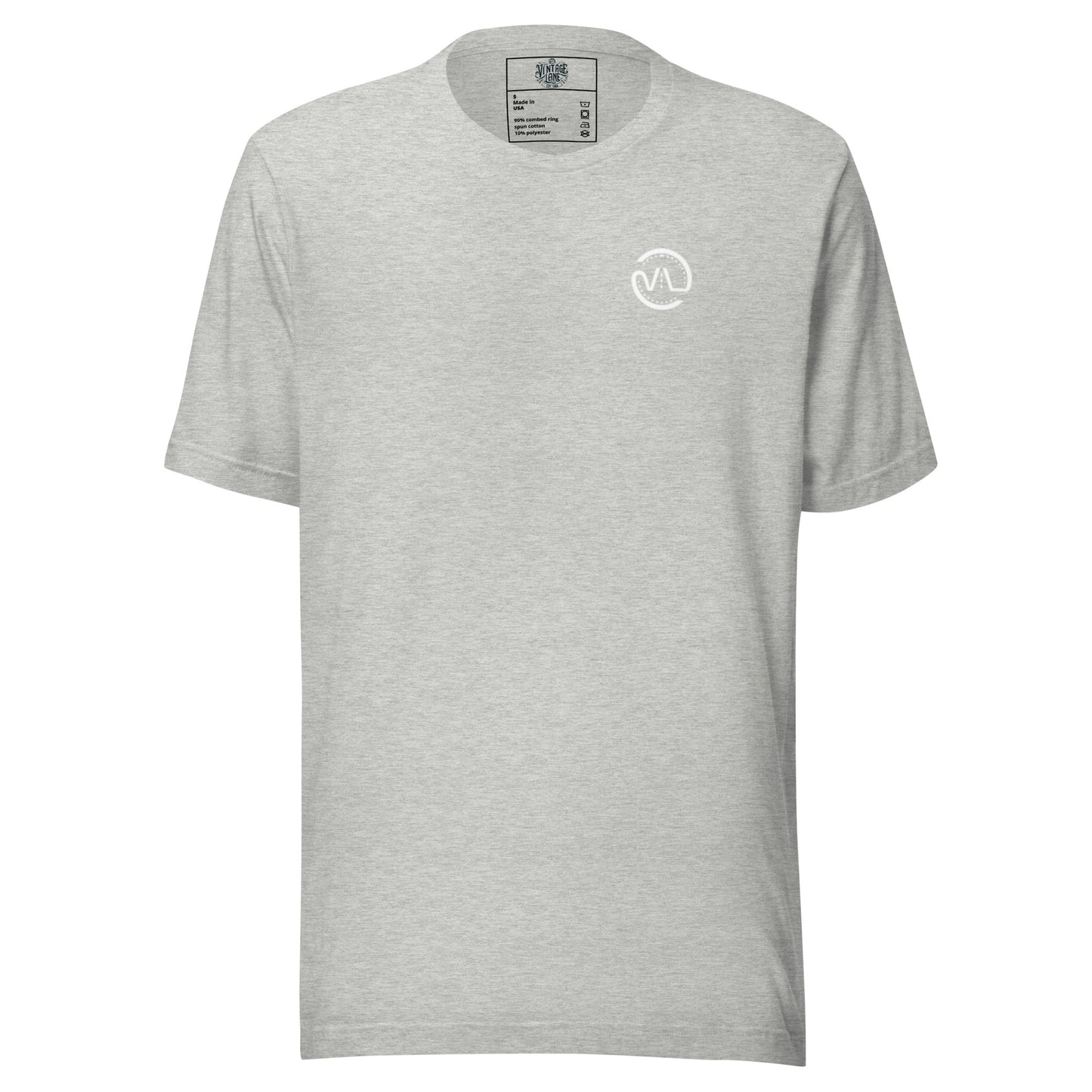 Vintage Lane’s Double impact front and back graphic Tee