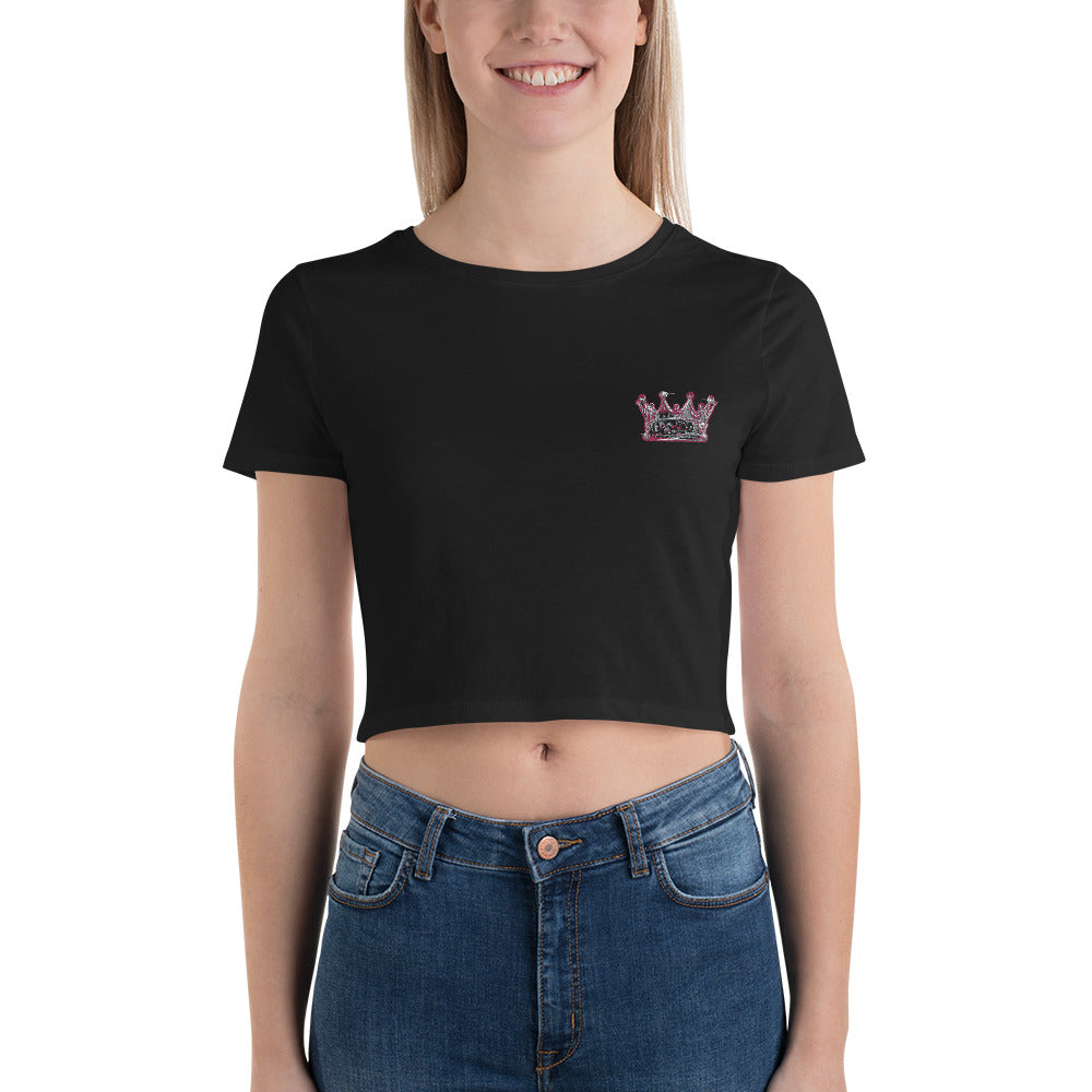 Women’s Crop Crown embroidered Tee