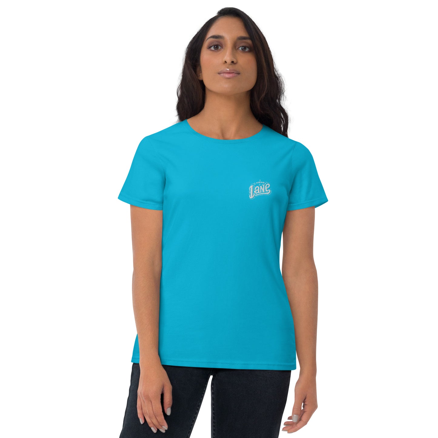 Women's short sleeve embroidered logo t-shirt