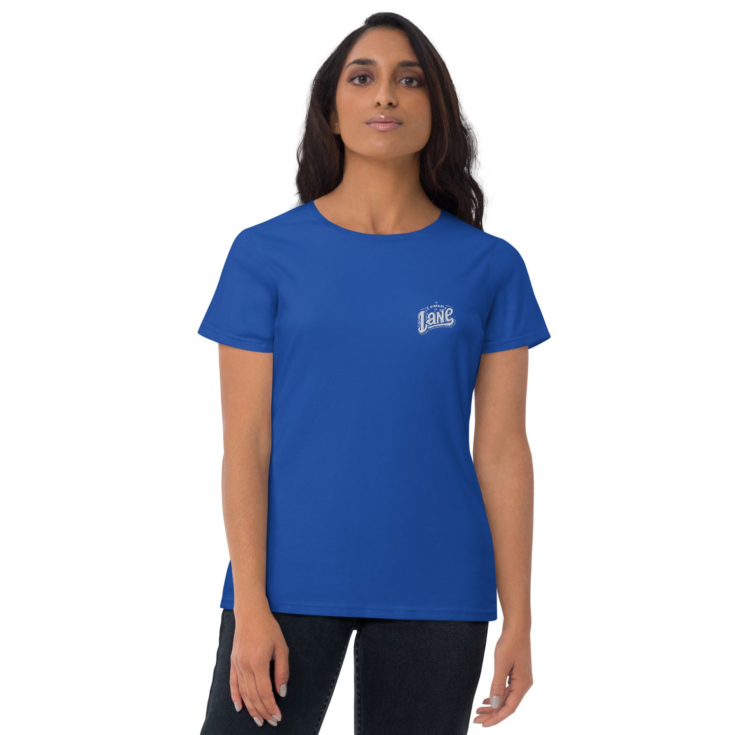 Women's short sleeve embroidered logo t-shirt