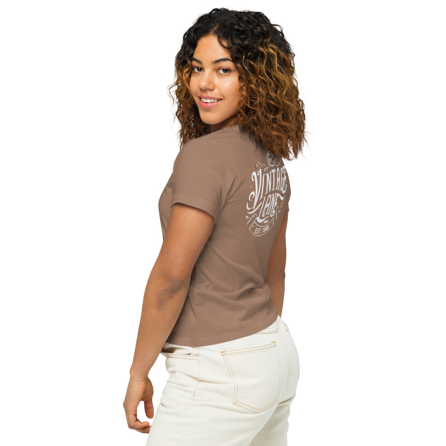 Vintage Lane Women’s High-Waisted Classic Tee