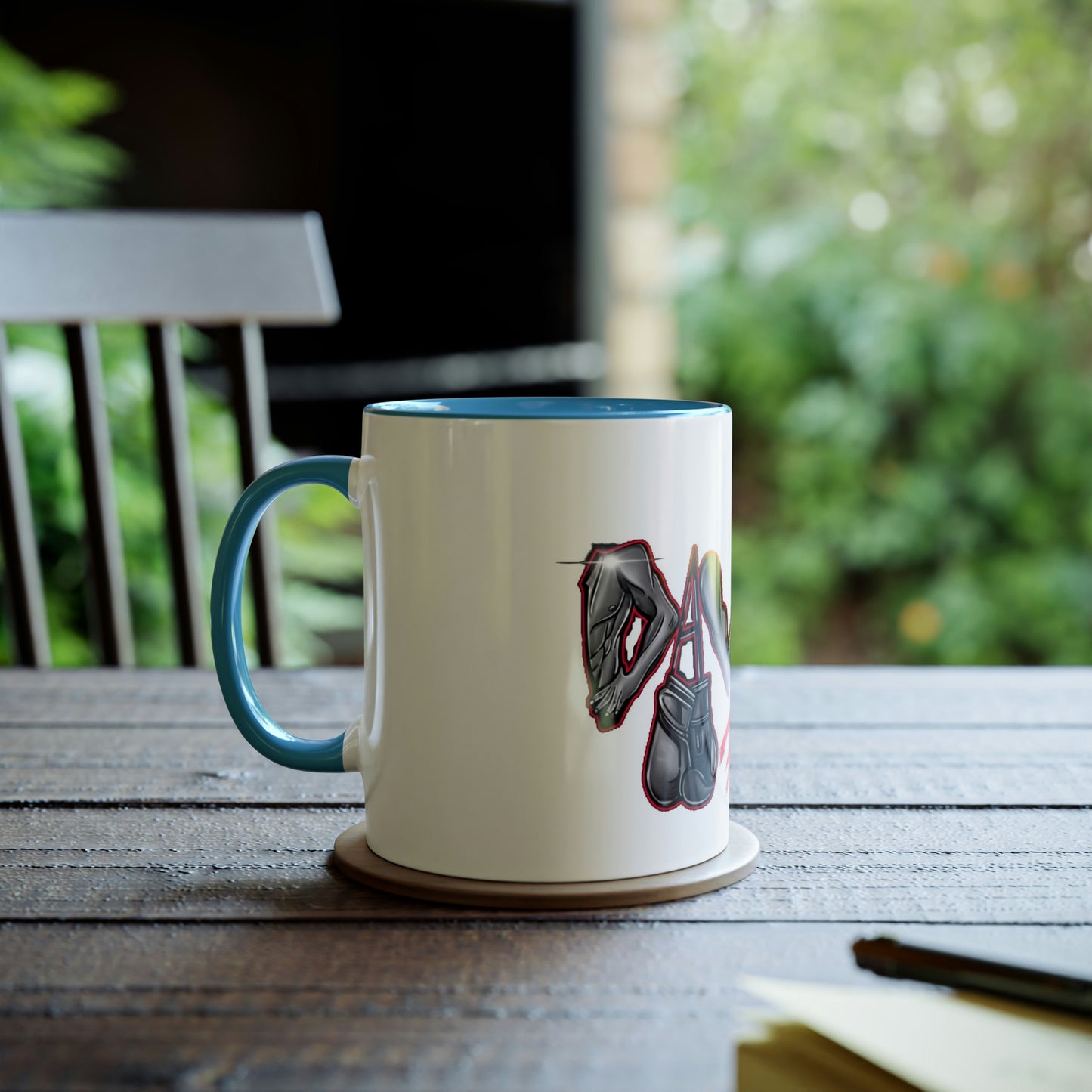 Two-Tone Coffee Mugs, 11oz