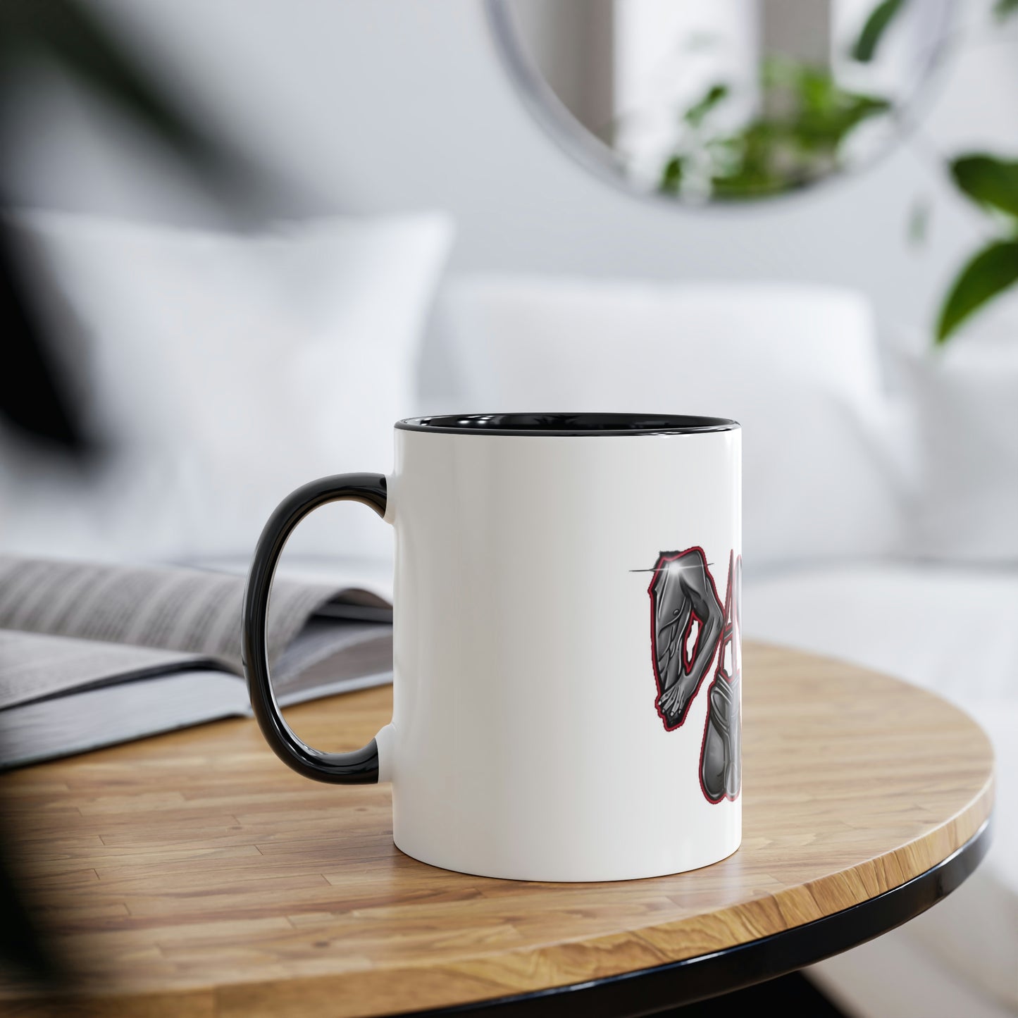 Two-Tone Coffee Mugs, 11oz