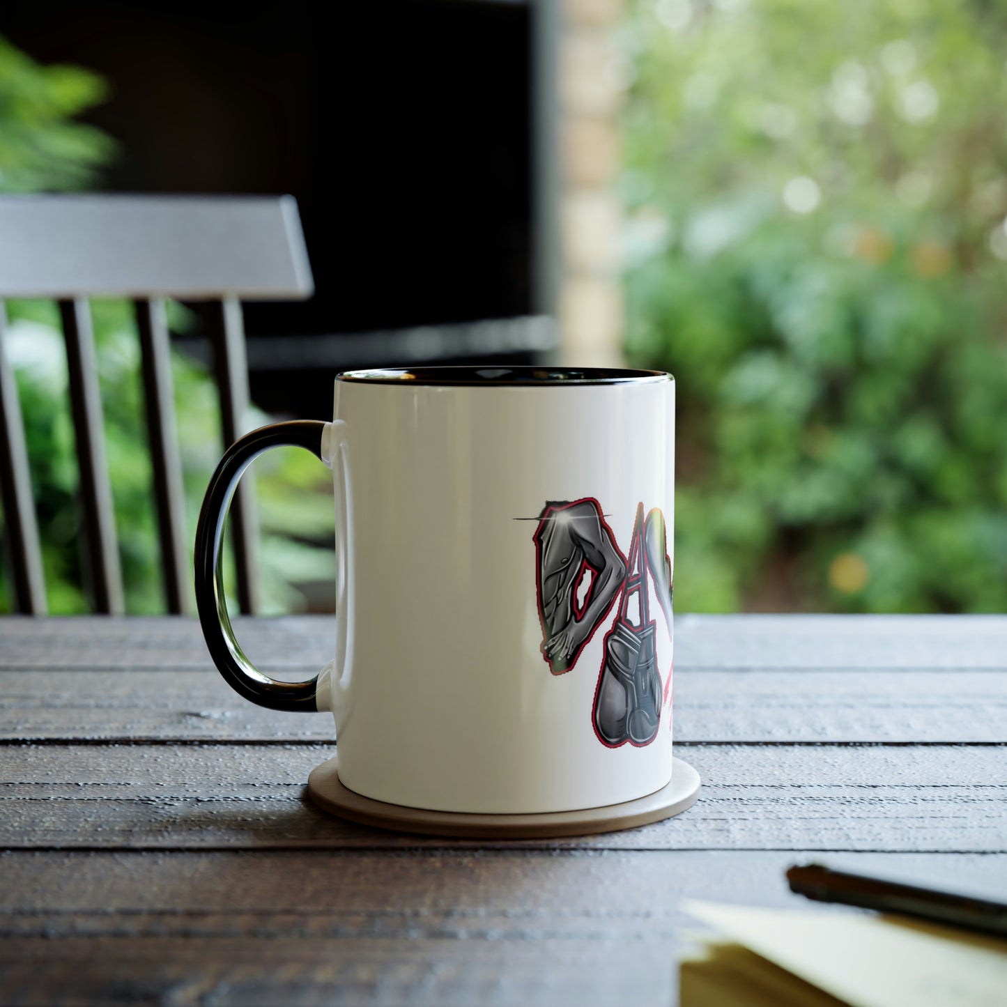 Two-Tone Coffee Mugs, 11oz