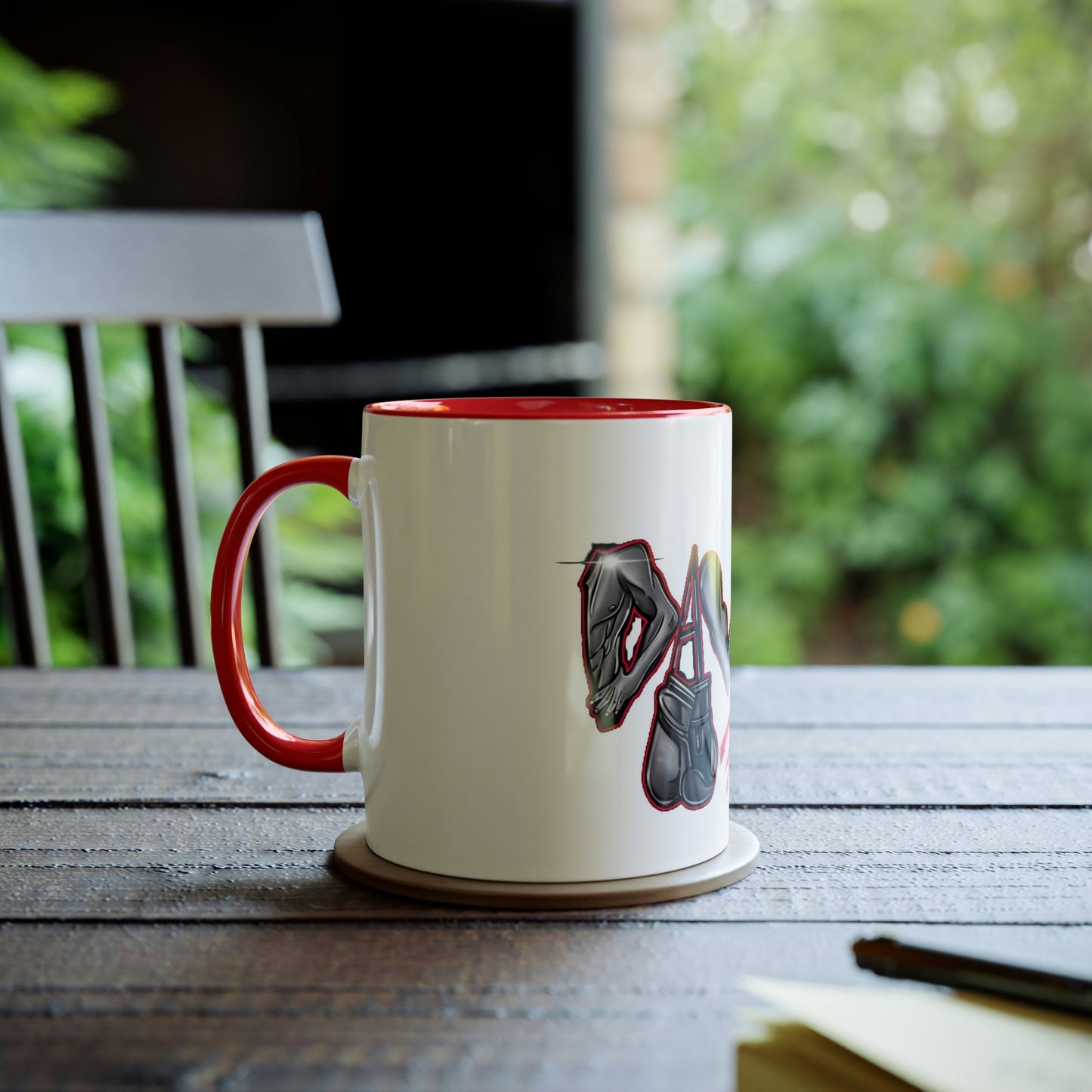 Two-Tone Coffee Mugs, 11oz