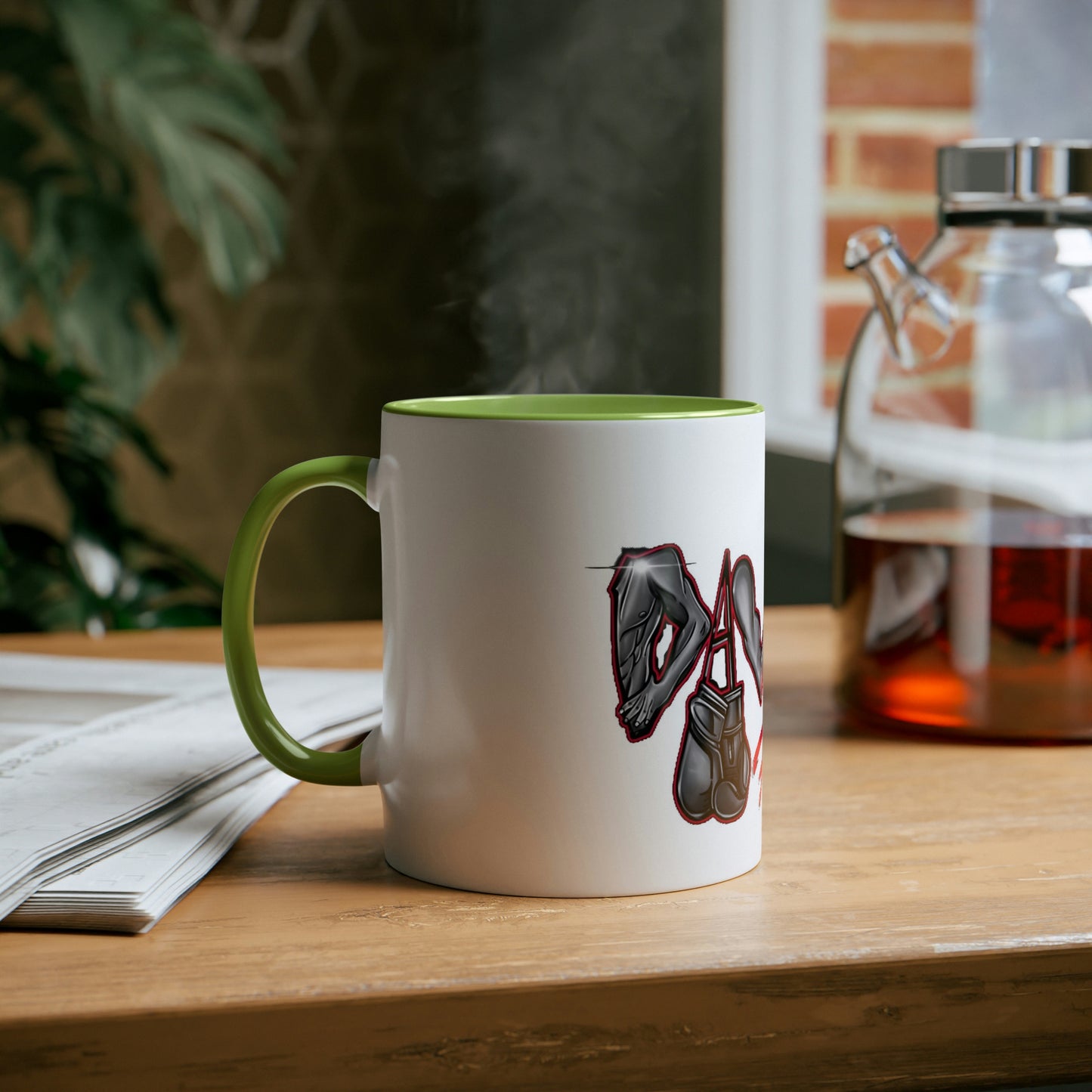 Two-Tone Coffee Mugs, 11oz
