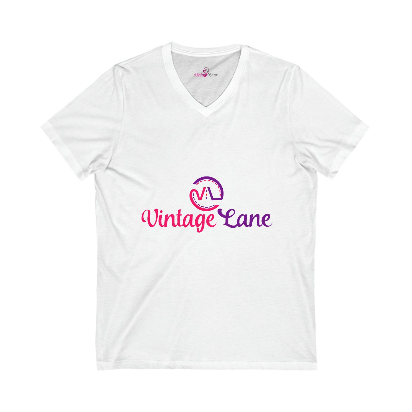 Vintage Lane short  Sleeve V-Neck Tee