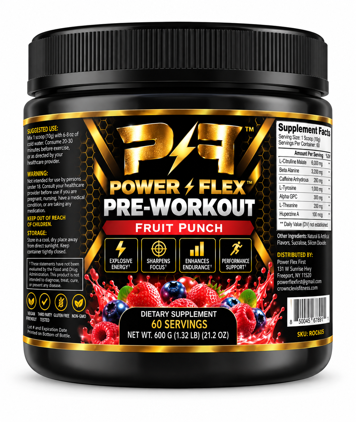 Pre-Workout Fruit Punch