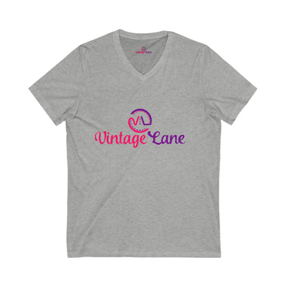 Vintage Lane short  Sleeve V-Neck Tee