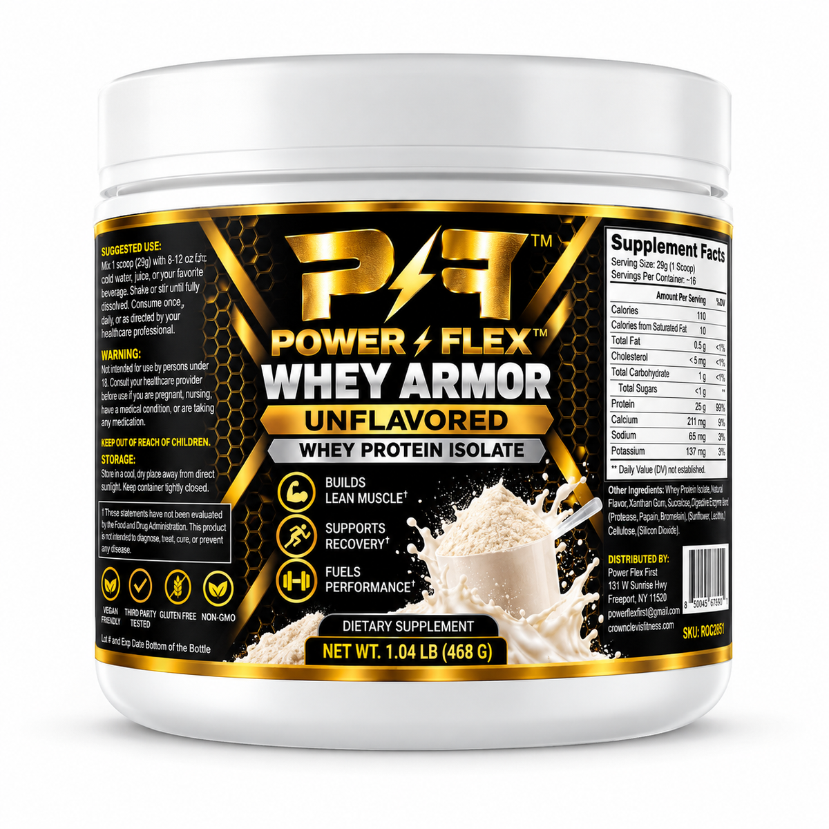 Whey Protein Isolate unflavored
