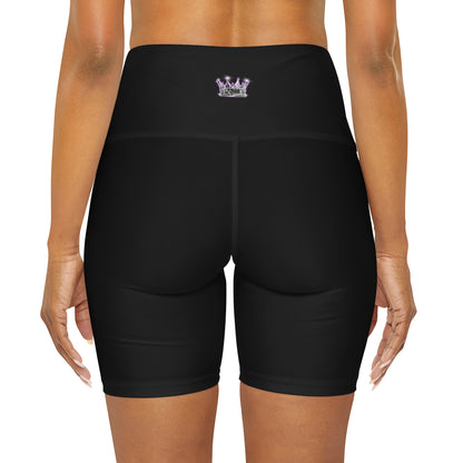 High Waisted  Crown Davis Yoga Shorts