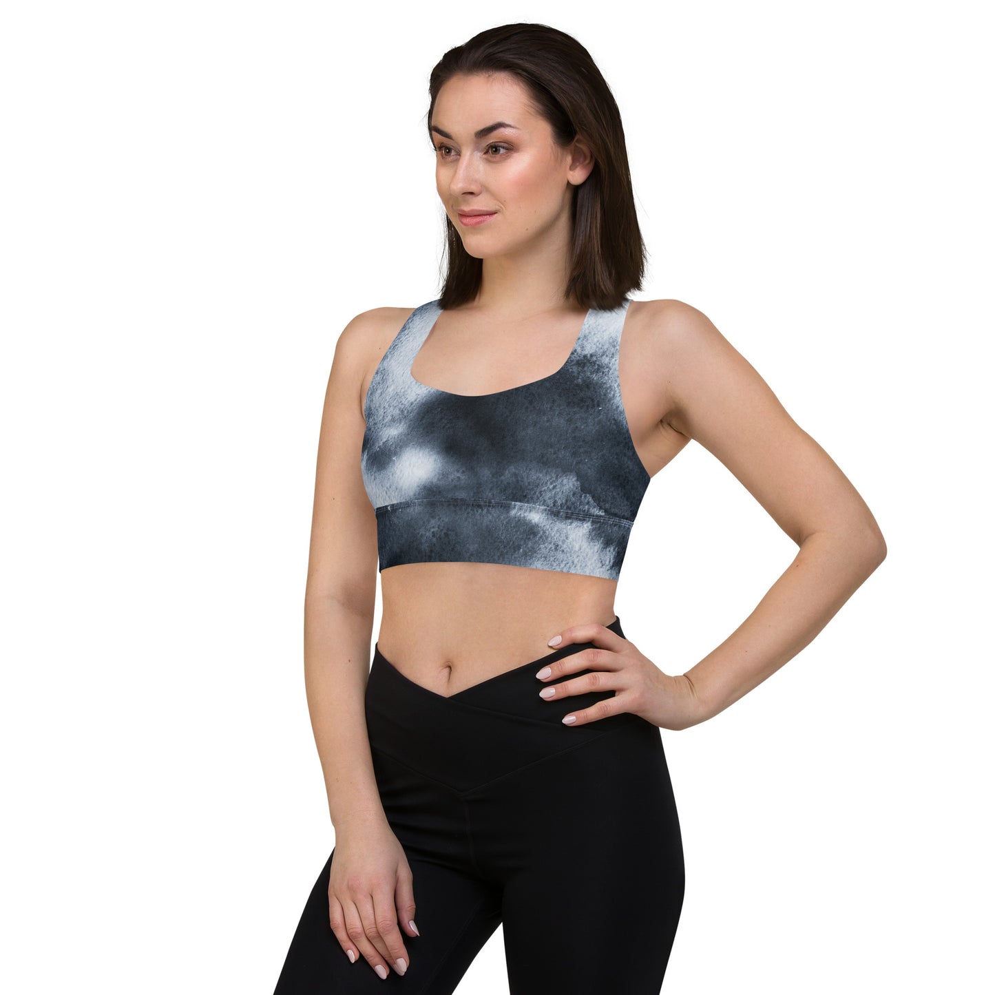 Longline Crown fitness sports bra