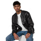 Vintage Lane Leather Bomber Jacket
