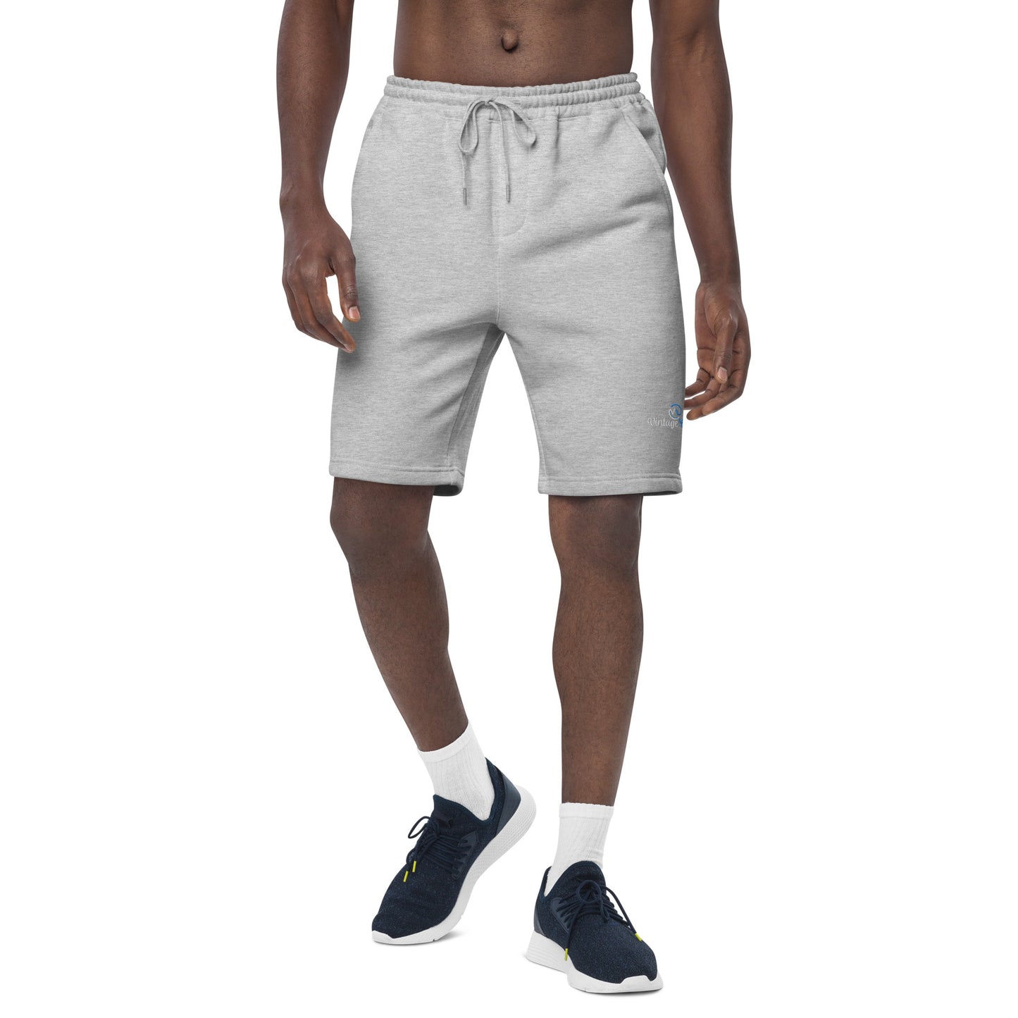 Men's VL embroidered logo fleece shorts