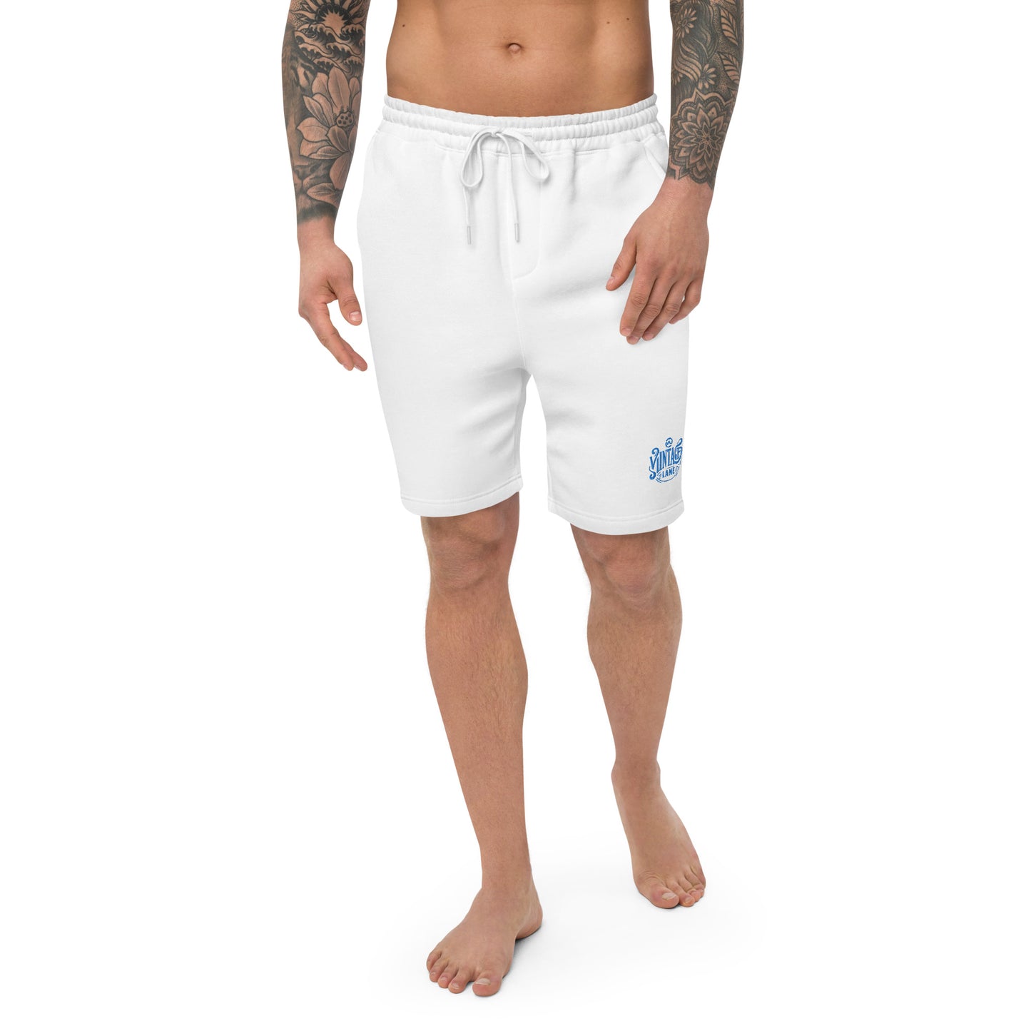 Men's Vintage Lane embroidered fleece shorts