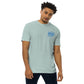 Men’s premium heavyweight vintage Lane embroidered  tee