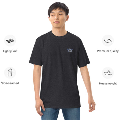 Men’s Crown embroidered ￼heavyweight tee