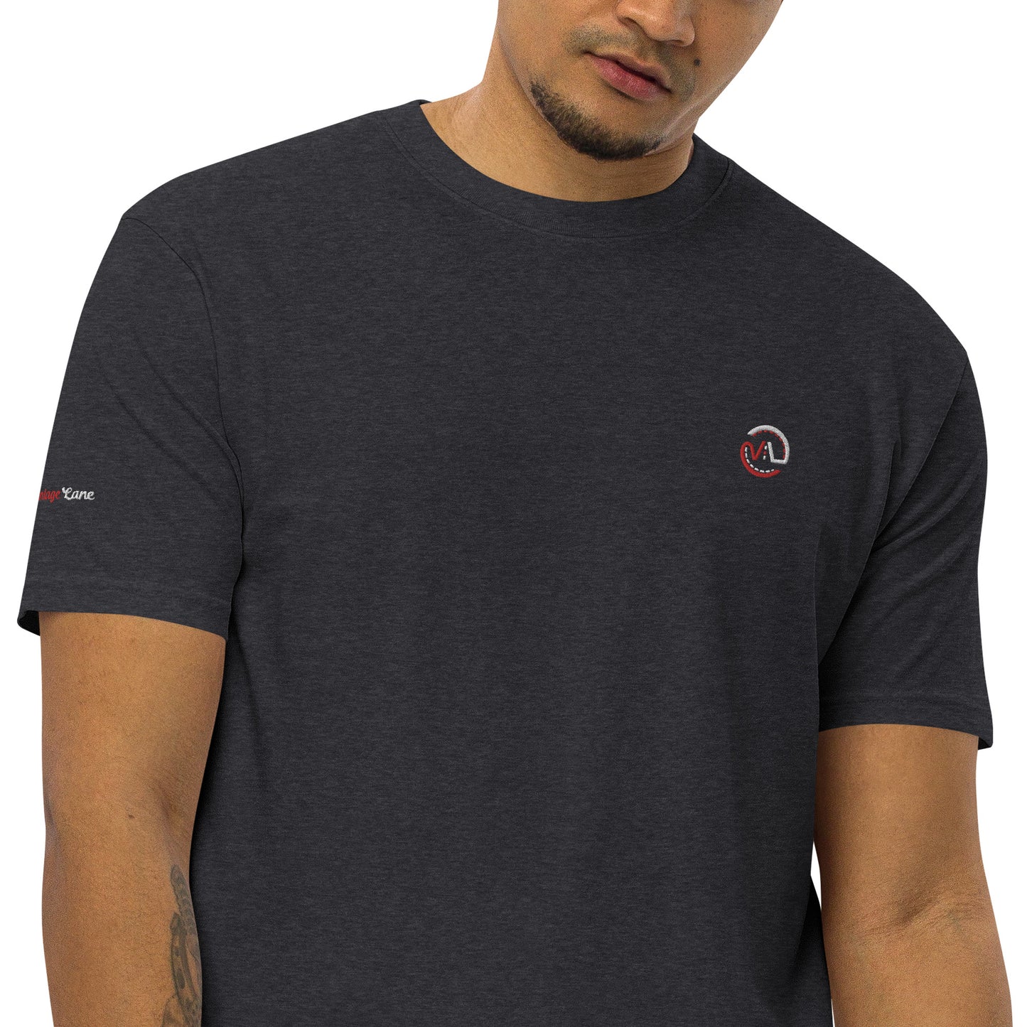 Men’s heavyweight Vintage Lane embroidered  tee