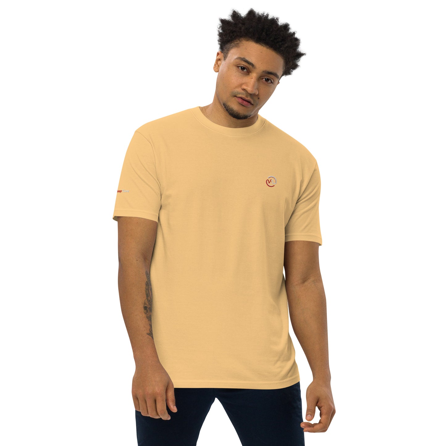 Men’s heavyweight Vintage Lane embroidered  tee