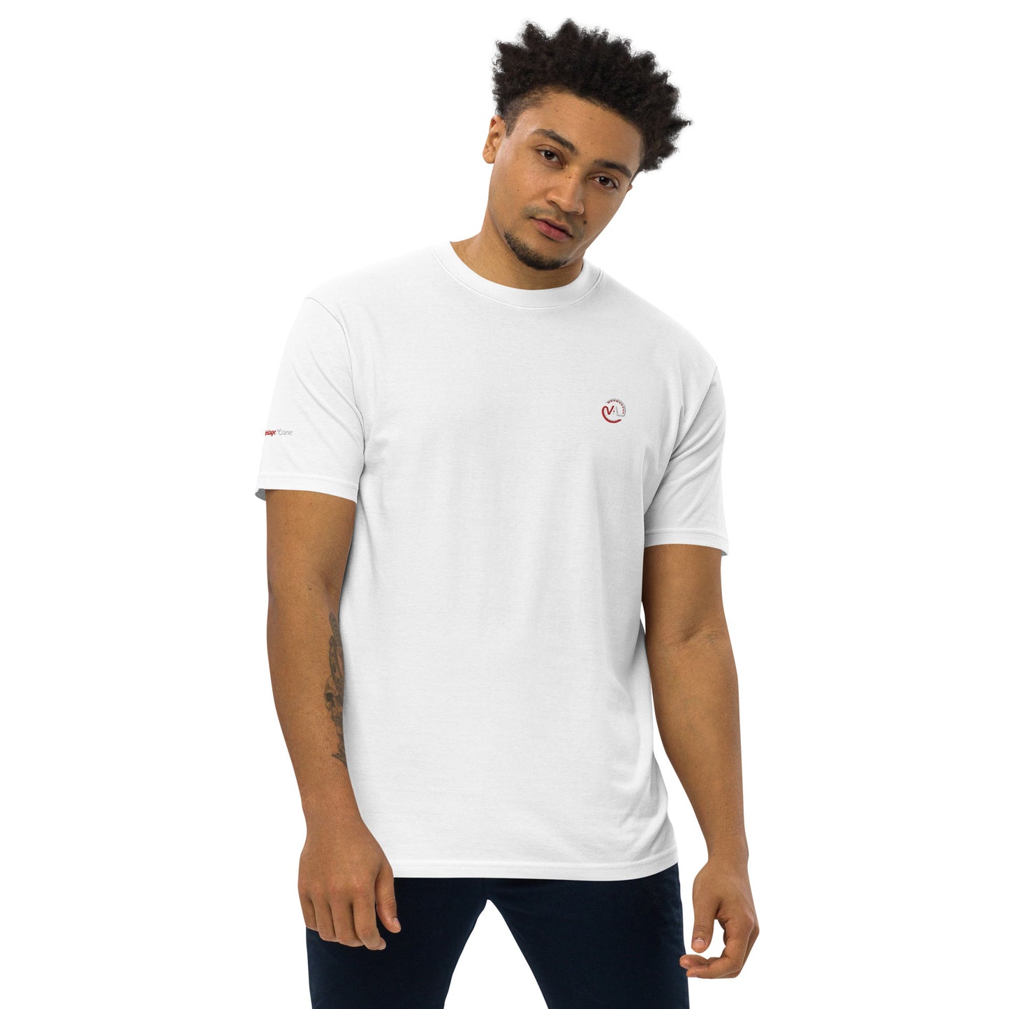 Men’s heavyweight Vintage Lane embroidered  tee