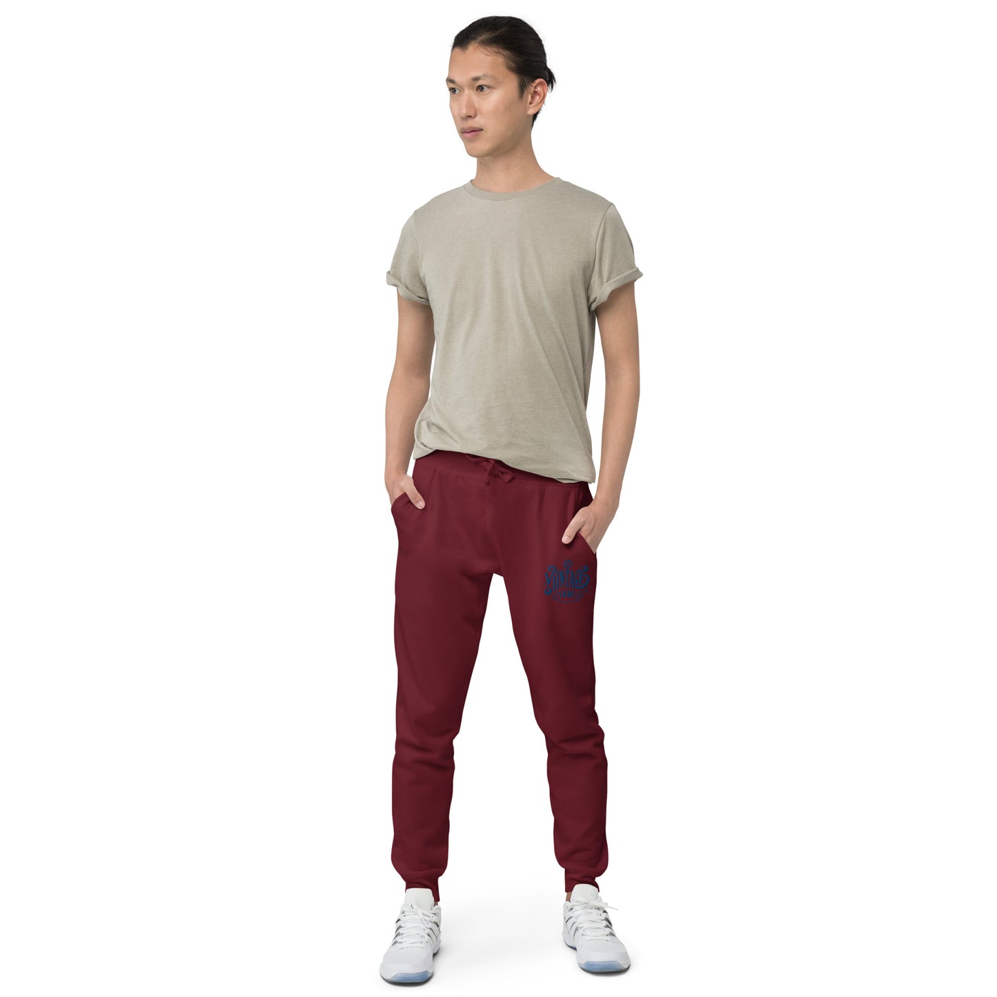 Vintage Lane’s Heritage joggers  embroidered  fleece sweatpants