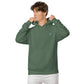 VL embroidered logo hoodie pigment dyed edition