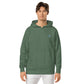 VL embroidered logo hoodie pigment dyed edition