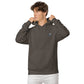VL embroidered logo hoodie pigment dyed edition