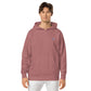 VL embroidered logo hoodie pigment dyed edition