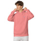 VL embroidered logo hoodie pigment dyed edition