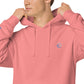 VL embroidered logo hoodie pigment dyed edition